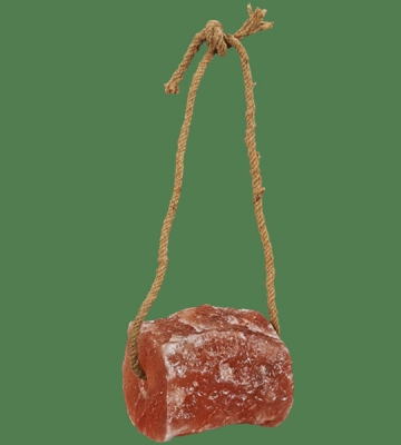 Himalayan Salt Horse lick on a rope large (13.2-17.6lb)